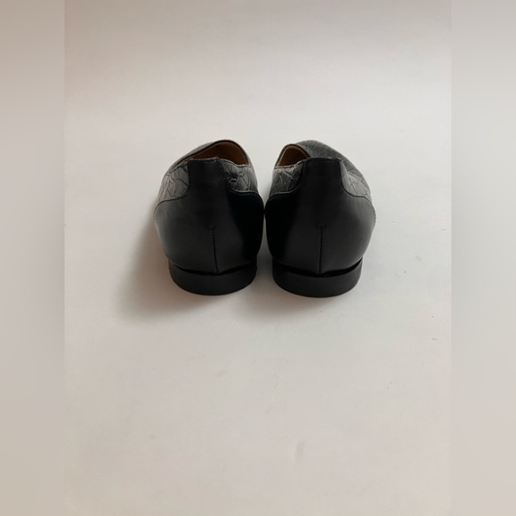 NAPOLEONI Italian all leather croc embossed flats - Picture 5 of 6